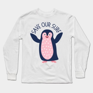 Penguin Save Our Surf Long Sleeve T-Shirt